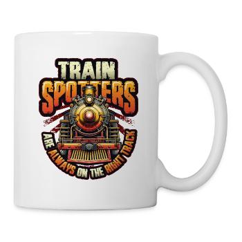 Trainspotting Train Lovers Trains - Mug - white - Right