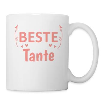 So Sieht Die Beste Tante Der Welt Aus - Tasse - Weiß - Rechts