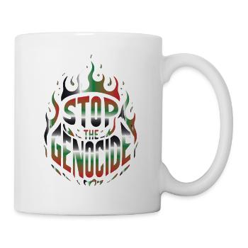 PALESTINA T-SHIRT - Tasse - Weiß - Rechts
