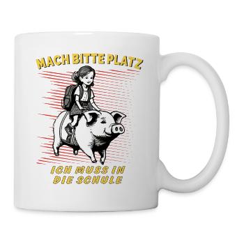 PIG CHILD GIRL SCHOOL - Mug - white - Right