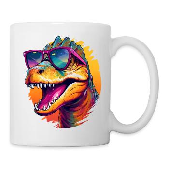 Happy Dinosaur - Mug - white - Right