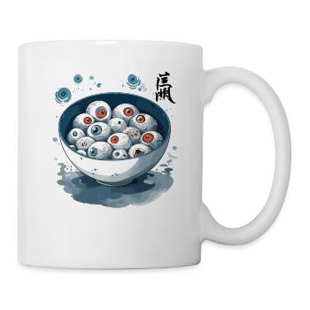 Globe oculaire Ramen Ukiyo-E Occulte Japon Art - Mug blanc - blanc - Droite