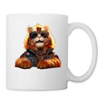 Tiger Big Cat Wild Cats Lover Cute Tiger - Mug - white - Right