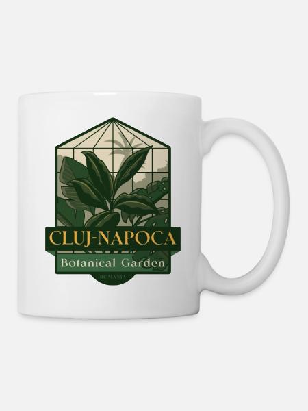 Botanischer Garten Cluj-Napoca - Rumänien - Tasse - Weiß