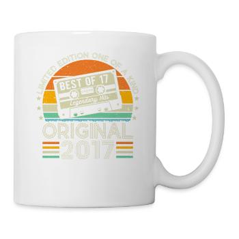 Festive 7th Birthday 2017 - Mug - white - Right