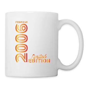 Anniversaire en or - Édition 18 ans 2006 - Mug blanc - blanc - Droite
