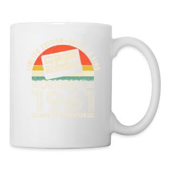 Vintage Vintage 1961 - un original pour 63 ans - Mug blanc - blanc - Droite