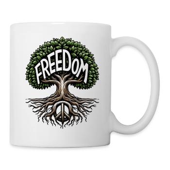 Liberty Tree - Symbol of Peace and Freedom - Mug - white - Right