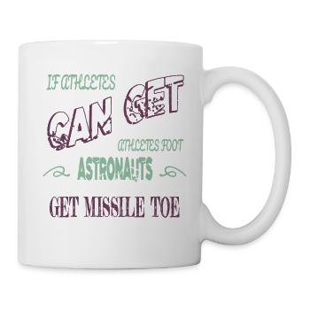 bday telescope geek planets astronomy tshirt - Tasse - Weiß - Rechts