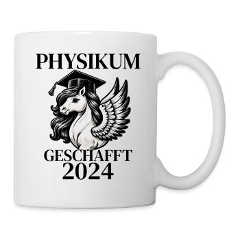 Physikum geschafft!!! Medizinstudent Universität - Tasse - Weiß - Rechts