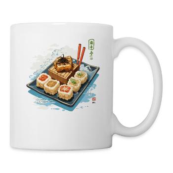 Design esthétique japonais Sushi Streetwear - Mug blanc - blanc - Droite