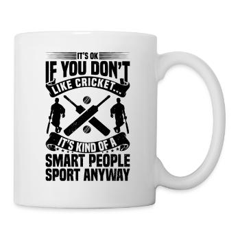 Citations de cricket Joueur de cricket Cricket Cricket - Mug blanc - blanc - Droite