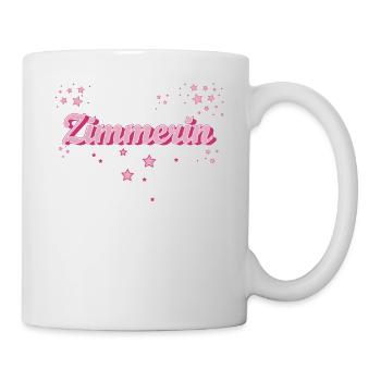 Zimmerer Abschluss-Geschenk Zimmerin - Tasse - Weiß - Rechts