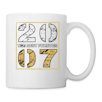 LE MEILLEUR POUR TOUJOURS 2007 - Mug blanc - blanc - Droite