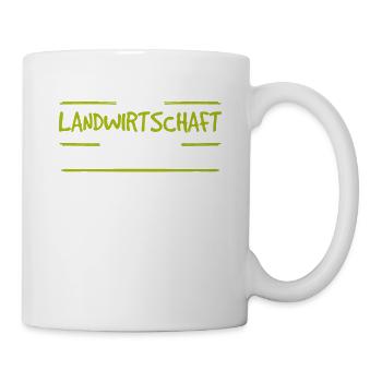 Grüne Ernte Freude - Tasse - Weiß - Rechts
