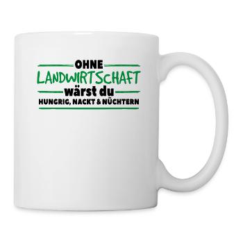 Bauerstraum - Tasse - Weiß - Rechts