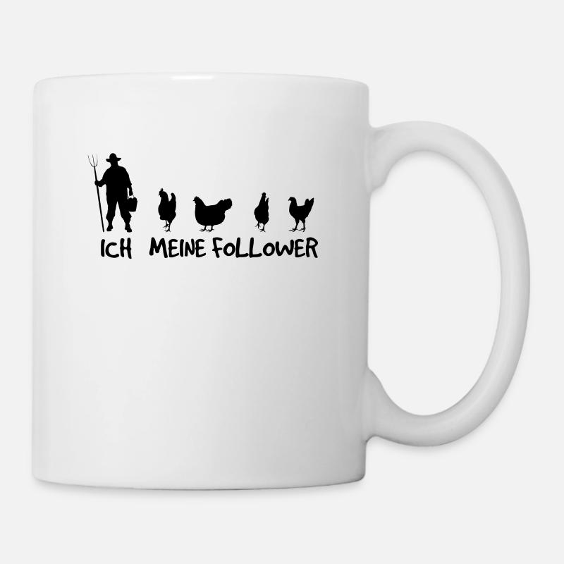 Bauernhof-Chic - Tasse - Weiß