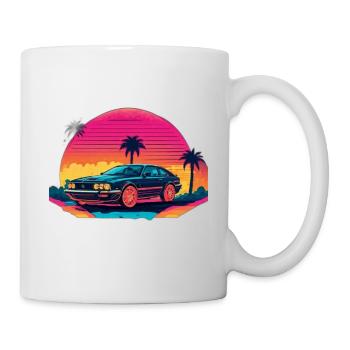 Voiture vintage - Mug blanc - blanc - Droite