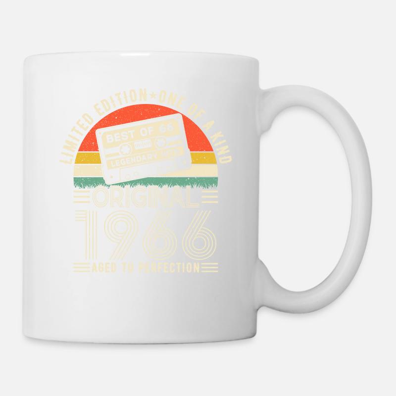 Né en 1966 – 58 ans d’origine - Mug blanc - blanc