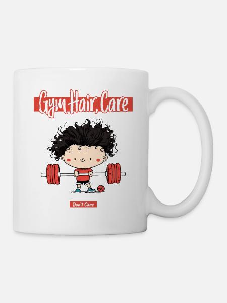 Unbeschwerter Workout-Charme - Tasse - Weiß