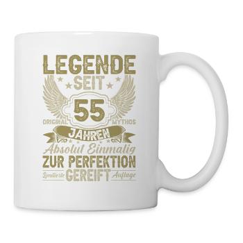 Legende seit 55 Jahren - Tasse - Weiß - Rechts