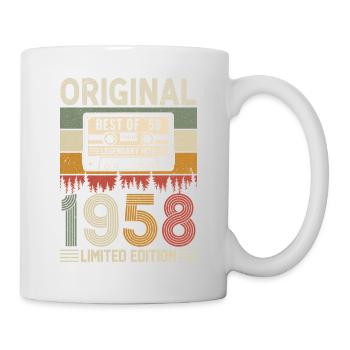 Geboren Legenden 1958 - Tasse - Weiß - Rechts