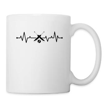 Cricket Heartbeat Heart Cricket - Tasse - Weiß - Rechts