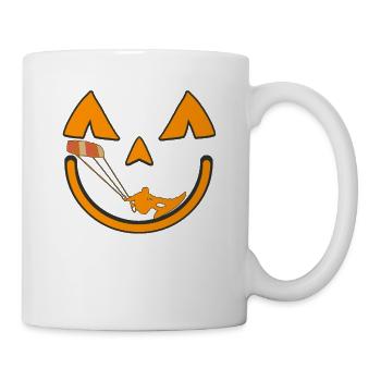 Kitesurf Kiteboard Kitesurfen Kitesurf Halloween - Tasse - Weiß - Rechts