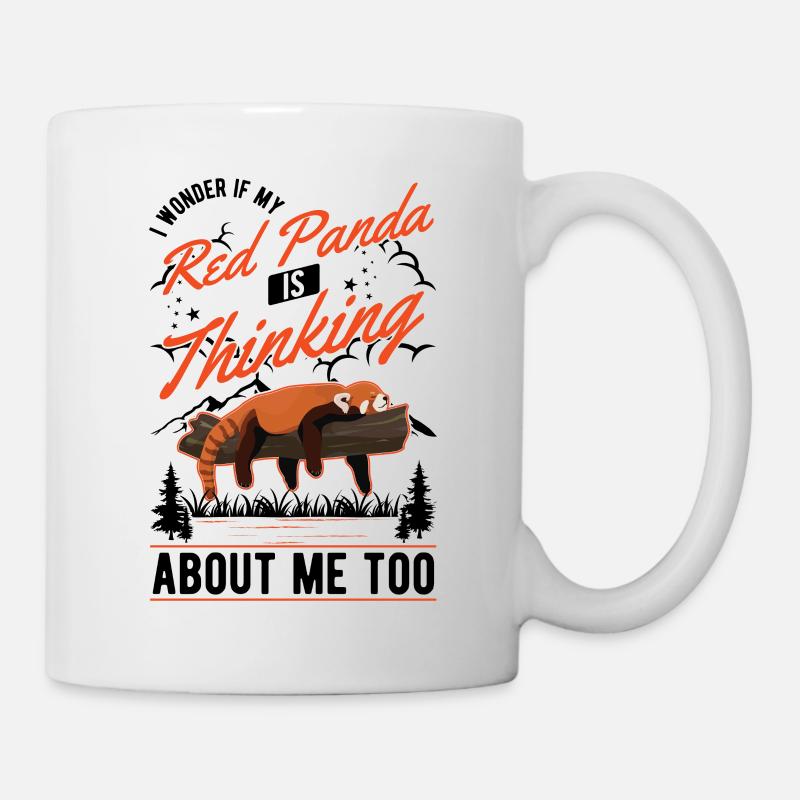 Roter Panda Geschenk Red Panda - Tasse - Weiß