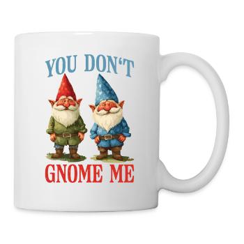 Tu ne me gnomes pas 12 - Mug blanc - blanc - Droite