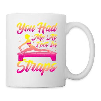 Tu m’as eu aux pieds dans les sangles 41 - Mug blanc - blanc - Droite