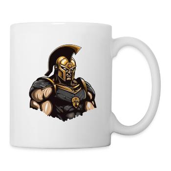 Spartan Gladiator Muscles Sparta 300 - Mug - white - Right