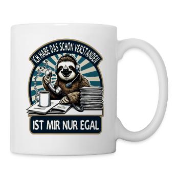 lustiger faLustiger Faultier Spruch Ich Habe Das S - Tasse - Weiß - Rechts