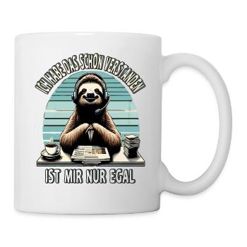 lustiger faLustiger Faultier Spruch Ich Habe Das S - Tasse - Weiß - Rechts