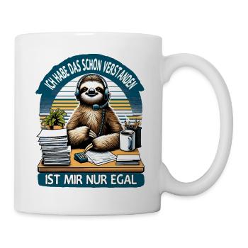 lustiger faLustiger Faultier Spruch Ich Habe Das S - Tasse - Weiß - Rechts