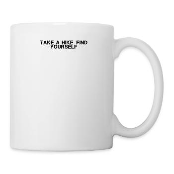 Hiking - Take a hike, find yourself - Mug - white - Right