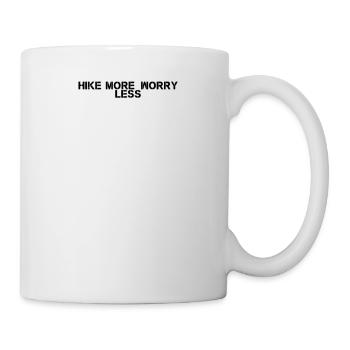 Hiking - Hike more, worry less - Mug - white - Right