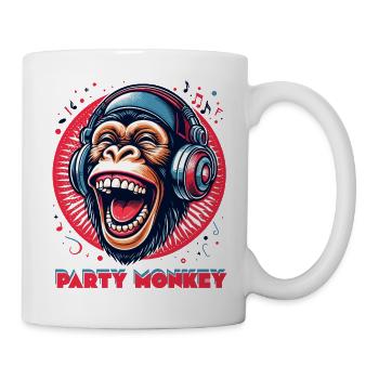 PARTY MONKEY - Mug - white - Right