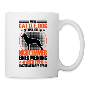 Le bouvier australien est imbattable - Mug blanc - blanc - Droite