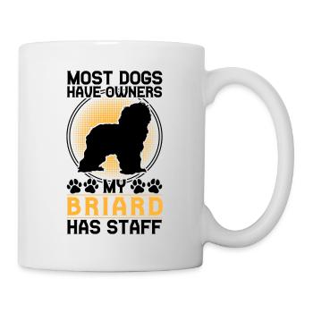 Briard a du personnel Berger de Brie Briard - Mug blanc - blanc - Droite