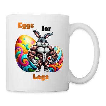 Oeufs pour les cuisses - Mug blanc - blanc - Droite