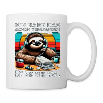 lustiger faLustiger Faultier Spruch Ich Habe Das S - Tasse - Weiß - Rechts