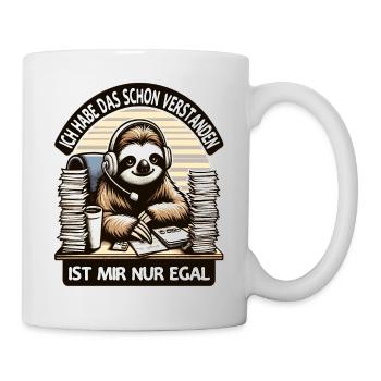 lustiger faLustiger Faultier Spruch Ich Habe Das S - Tasse - Weiß - Rechts