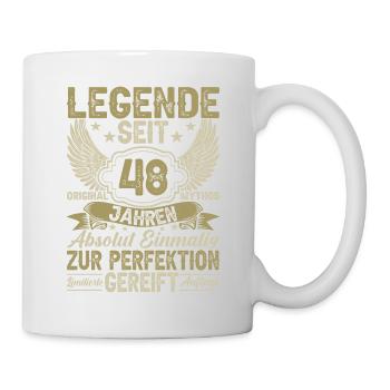 Legende seit 48 Jahren - Tasse - Weiß - Rechts