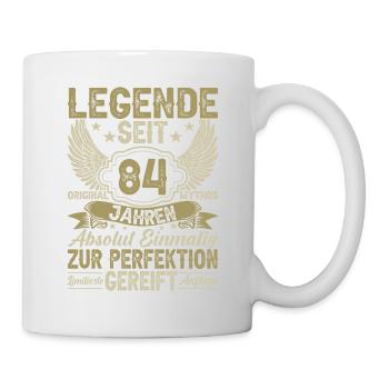 Legende seit 84 Jahren - Tasse - Weiß - Rechts