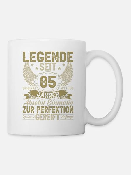 Legende seit 85 Jahren - Tasse - Weiß
