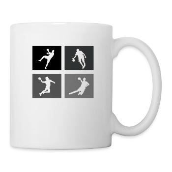 Handball Player Handball Ball Handball Game - Mug - white - Right