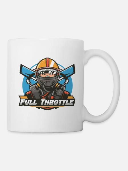 RENNFAHRER - Tasse - Weiß