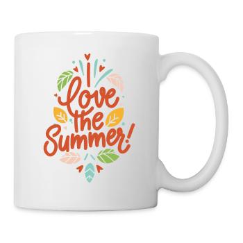 I Love The Summer! - Tasse - Weiß - Rechts