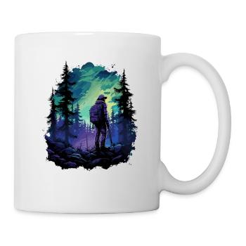 Amoureux de la nature Randonnée T pour Hiking - Mug blanc - blanc - Droite